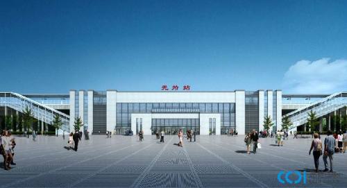 無(wú)為高鐵站前廣場(chǎng)